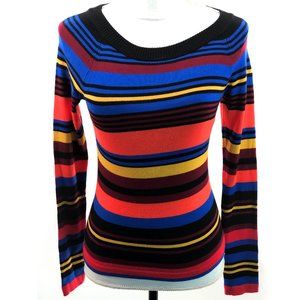 Express Black Stripe Top Size XS